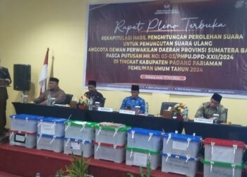 Rapat Pleno Rekapitulasi Penghitungan Suara Hasil PSU DPD-RI Berjalan Dengan Baik