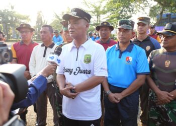 Sinergi Pemerintah Daerah Bersama Lanud RHF Gelar Kegiatan Karya Bakti Kebersihan.