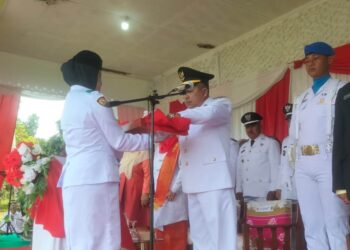 Camat Lingga Utara Pimpin Upacara Peringatan Hut Ri Ke 79 Penu Kidmat