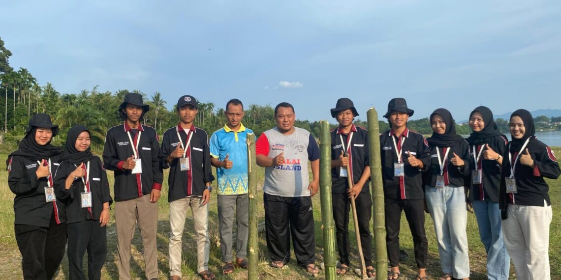 Mahasiswa Arsitektur UNRI Wujudkan Camping Ground di Kampar.