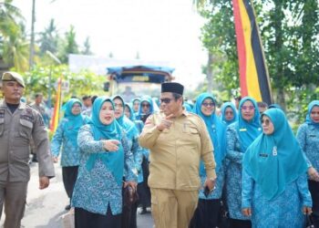 Ikuti Lomba Gerakan 10 Program Pokok PKK, Bupati Suhatri Bur Targetkan Hattrick