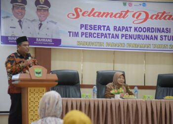 Saat Rakor TPPS, Suhatri Bur Sebut Masih Harus Bekerja Keras Atai Stanting