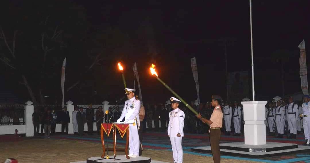 Bupati Lingga Hadiri Upacara Kehormatan Dan Renungan Suci Jelang Hari Proklamasi Kemerdekaan Ri
