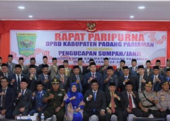 40 Orang Anggota DPRD Padang Pariaman Priode 2024-2029 Diambil Sumpah Jabatannya Oleh Ketua Pengadilan Negeri