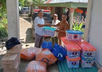 BPBD Padang Pariaman Salurkan Bantuan untuk Korban Banjir Bandang