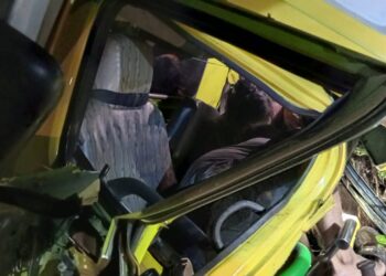 Kembali Terjadi Laka Lantas di Sungai Betung: Dua Truk Bersenggolan, Satu Terperosok ke Jurang