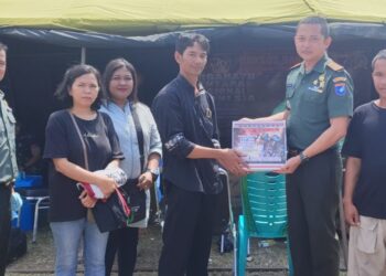 Kodim 1209/Bengkayang Gelar Bansos untuk Purnawirawan dan Masyarakat Kurang Mampu dalam Rangka HUT TNI ke-79