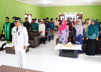 Kukuhkan Pj. Kades Panggak Darat, Bupati Nizar Ajak Masyarakat Bersinergi, Jaga Kondusivitas