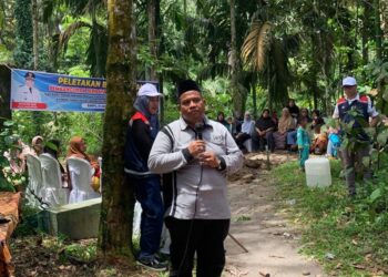 Bupati Suhatri Bur Apresiasi PT. HKI, Bantu Bangun Jembatan Gantung Durian Sakok