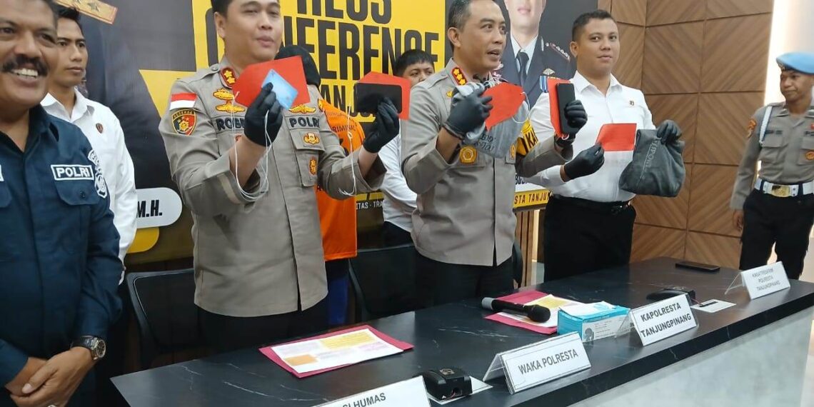 Pelaku Perampok Dengan Kekerasan Tak Berkutik Dtitangkap Jajaran Polresta Tanjungpinang.