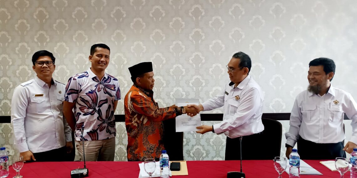 Plt. Bupati Rahmang Minta Kepala Perangkat Daerah Kooperatif Atas Entry Briefing BPK RI Perwaklian Sumbar.