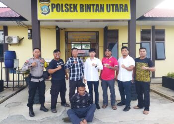 Pencuri Berulah Lagi Gasak Uang 800 Juta, Tak Berkutik Ditangkap Polisi di Tanjung Uban.