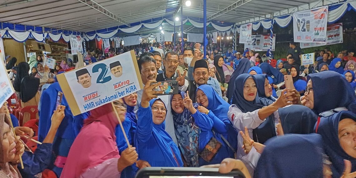 Dukuangan Terus Mengalir Deras Kepada Rudi Rafiq, Melihat Kiatnya Membangun Àpalagi HMR Jadi Gubernur.