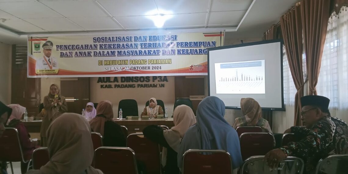 Dinsos P3A Gelar Sosialisasi Upaya Cegah Tindak Kekerasan Terhadap Perempuan & Anak
