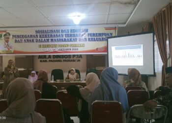 Dinsos P3A Gelar Sosialisasi Upaya Cegah Tindak Kekerasan Terhadap Perempuan & Anak