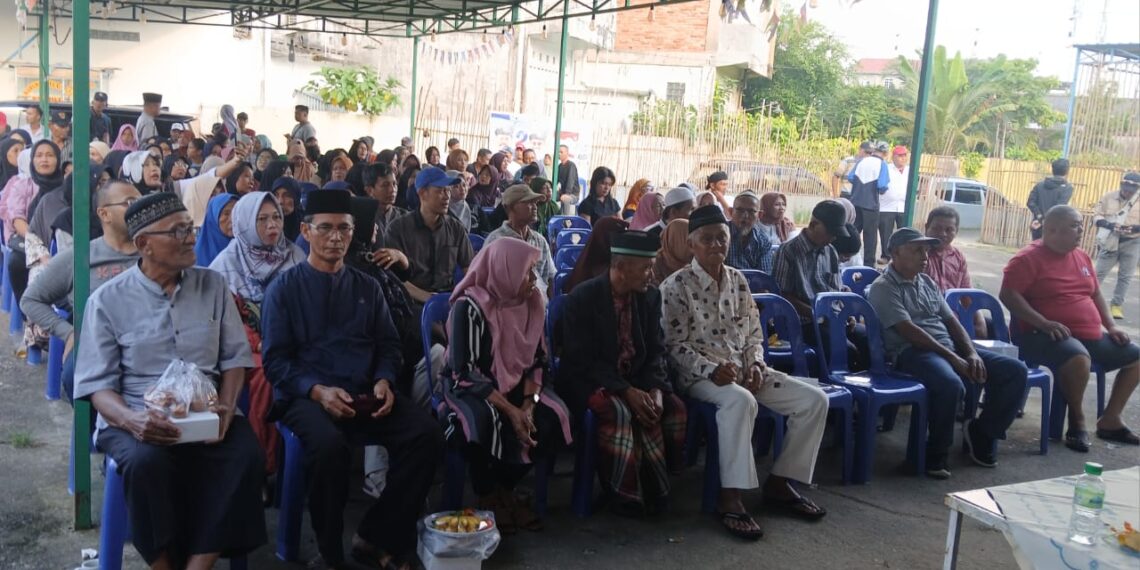 Calon Gubernur Kepri H.M. Rudi Disambut Ratusan Masyarakat Kampung Baru