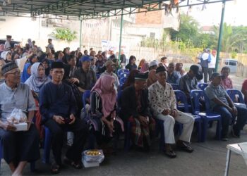 Calon Gubernur Kepri H.M. Rudi Disambut Ratusan Masyarakat Kampung Baru