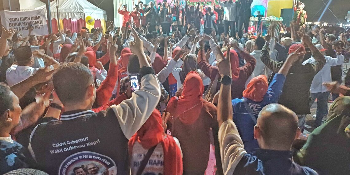 Ribuan Warga Sagulung & Batuaji Sambut Rudi/Rafiq Akan Jadi Pemimpin Baru Kepri