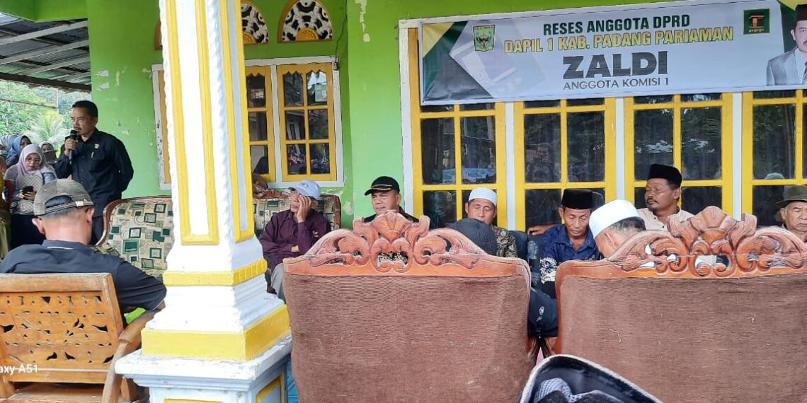 Reses Anggota DPRD Zaldi Tampung Aspirasi Warga Nagari Guguak