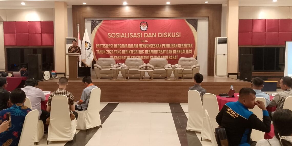 KPU Bengkayang Gelar Sosialisasi Upaya Tingkatkan Partisipasi Pemilih Pilkada Tahun 2024
