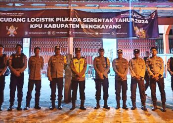 Polres Bengkayang Gelar Patroli Skala Besar Serta Razia Gabungan Cipta Kondisi Aman Pilkada 2024