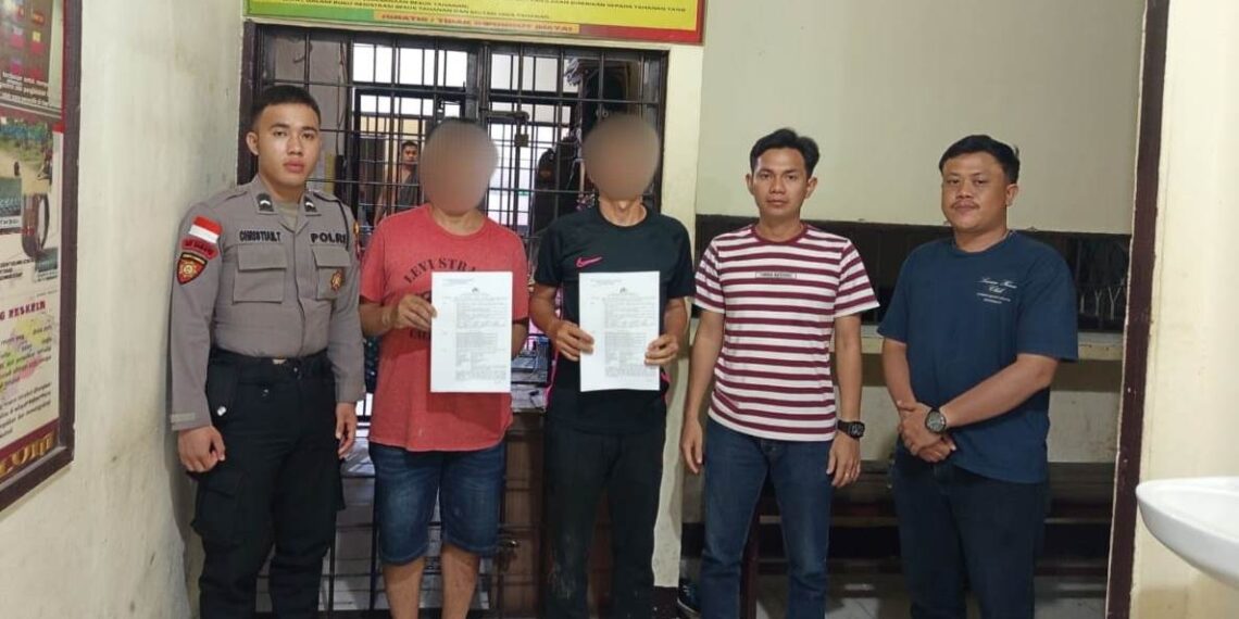 Polres Bengkayang Tangkap Dua Pelaku Judi Liong Fu di Hutan Desa Sungai Duri
