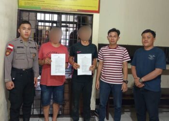 Polres Bengkayang Tangkap Dua Pelaku Judi Liong Fu di Hutan Desa Sungai Duri