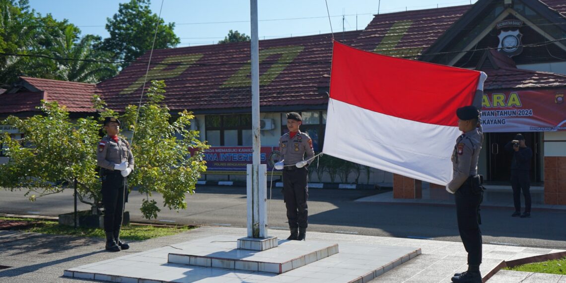 Polres Bengkayang Gelar Upacara Peringatan Hari Pahlawan Nasional Tahun 2024