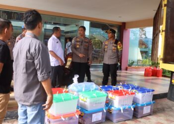 Kapolres Bengkayang Pimpin Pengamanan Rapat Pleno Rekapitulasi Suara Pilkada 2024