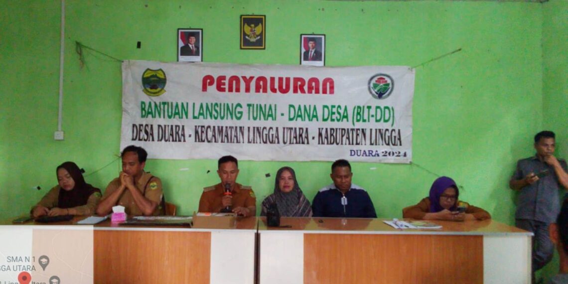 41 Orang KPM Desa Duara Realisasikan Kepada Perima BLT DD Bulan Desember Tahun 2024