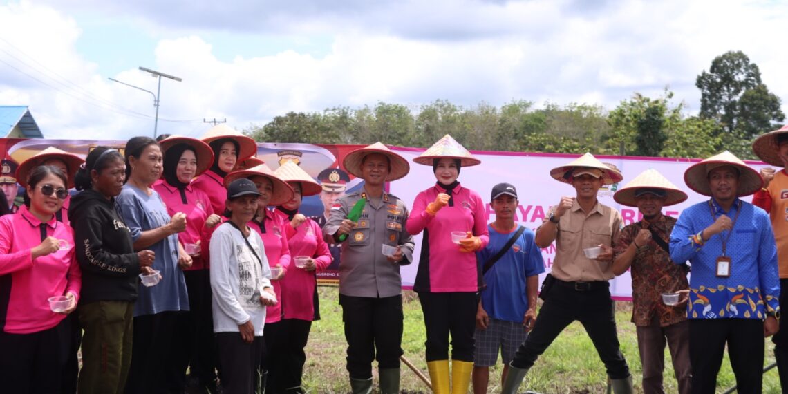 Polres Bengkayang Gelar Pekarangan Bergizi, Dukung Ketahanan Pangan Nasional