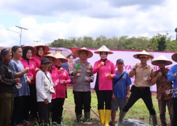 Polres Bengkayang Gelar Pekarangan Bergizi, Dukung Ketahanan Pangan Nasional
