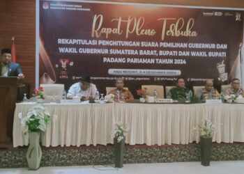KPU Padang Pariaman Gelar Rapat Pleno Terbuka Rekapitulasi Suara Pemilukada 2024
