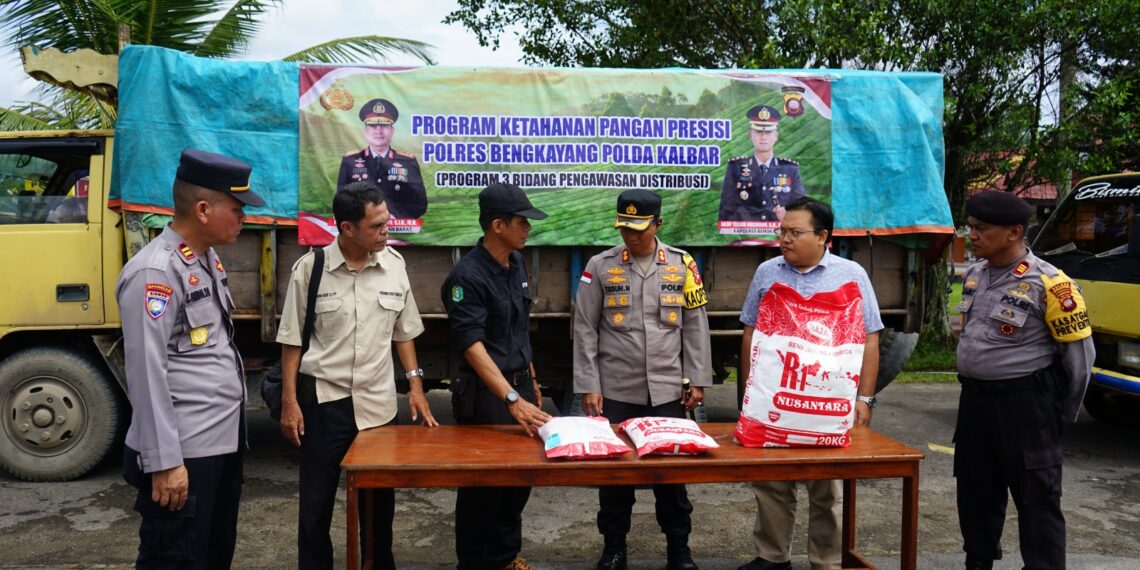 Dukung Program Ketahanan Pangan, Polres Bengkayang Perketat Pengawasan Distribusi 15 Ton Benih Jagung