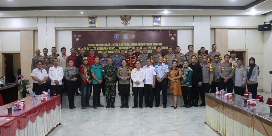 Kesiapan Pengamanan Nataru 2025, Polres Bengkayang Gelar Rakor Lintas Sektoral