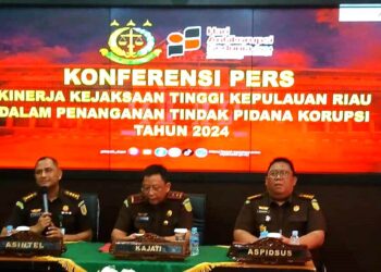 Kajati Kepri Gelar Konfresi Pers Dihadiri 74 Wartawan Dari Berbagai Media