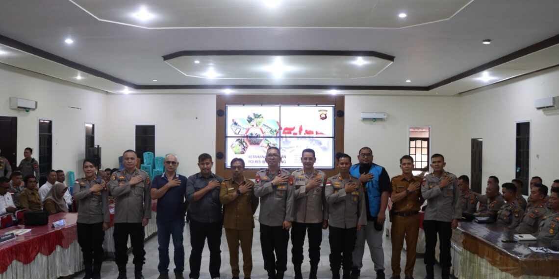 Wakapolda Kalbar Pimpin Asistensi Gugus Tugas Polri Upaya Dukung Ketahanan Pangan di Polres Bengkayang