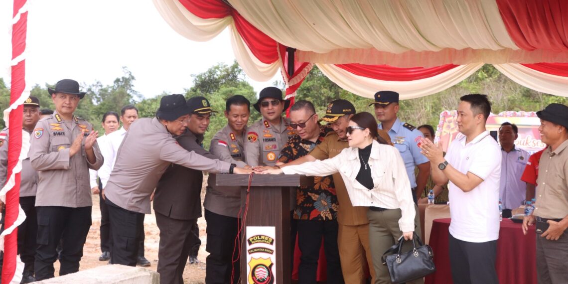 Kapolda Kalbar Ground Breaking Pembangunan Pabrik Jagung di Bengkayang
