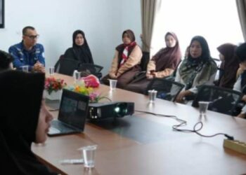 Dinas Kominfo Natuna Terima Kunjungan Guru dan Siswa SLB