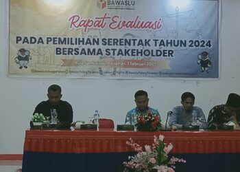 Bawaslu Padang Pariaman Bersama Stakeholder Evaluasi Pemilu Serentak 2024