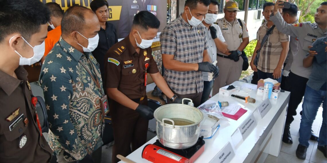 Satres Narkoba Polresta Tanjungpinang Tangkap 4 Orang Pelaku Penyalahgunaan Narkoba