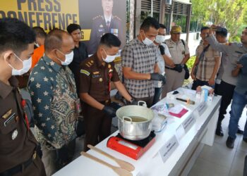 Satres Narkoba Polresta Tanjungpinang Tangkap 4 Orang Pelaku Penyalahgunaan Narkoba