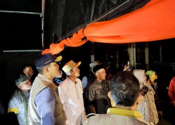 Wabup Rahmat Hidayat, tinjau langsung kondisi korban Kebakaran di Balai-balai Nagari Kudu Ganting