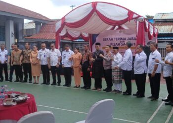 Pisah Sambut K.Rutan Kelas 1 Tanjungpinang Sekaligus Resmikan Masjid AT Taubah