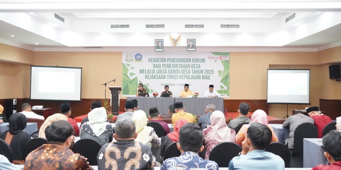 Wakajati Kepri Menjadi Narasumber pada FGD Jaga Desa se-Kab. Bintan