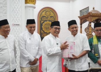 Perdana Safari Ramadan 1446 H, JKA Sambangi Mesjid IKAPS Pilubang Sungai Limau