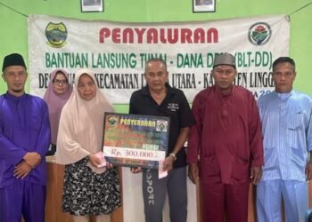 38 Orang KPM Desa Duara Terima BLT DD Pada Bulan April 2025