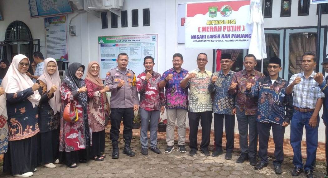 Koperasi Desa Merah Putih Resmi Diluncurkan, Kecanatan VII koto Jadi Pelopor di Padang Pariaman
