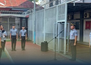 Karutan Batam Pimpin Apel Pagi, Tekankan Integritas dan Profesionalisme