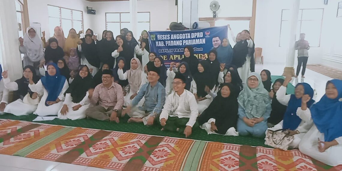 Joe Aplinanda Serap Aspirasi Majelis Taklim dalam Reses di mesjid Istiqomah